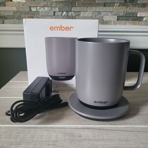 Ember Temperature Control Smart Mug 14 Oz Grey New Open Box